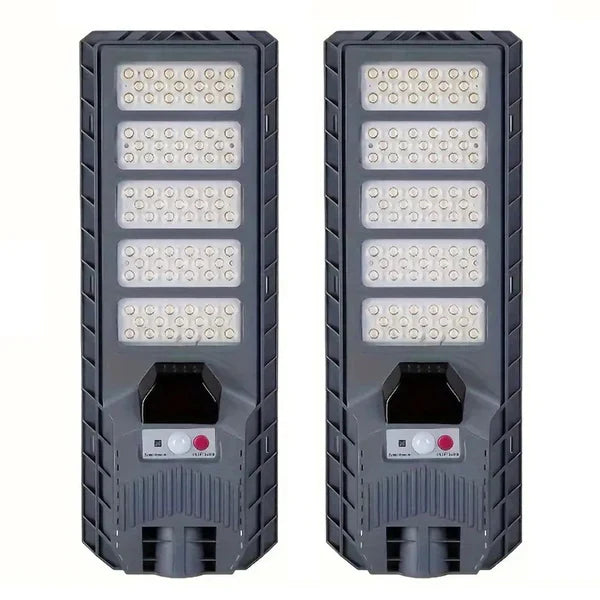 Pack 2 Focos LED Solar 500 Watts Con Sensor De Movimiento y Control Remoto IP65