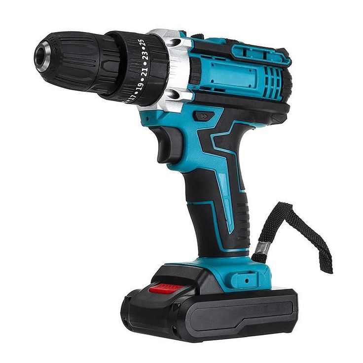 FuerzaPro™ Taladro Inalámbrico 48V Incluye 2 Baterías + Maleta + 24 Accesorios