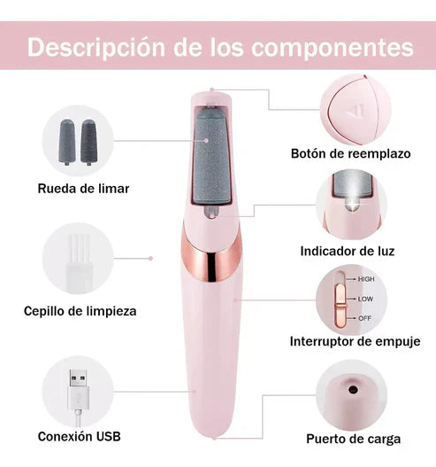 Feet Cute™ Removedor de Callos Eléctrico Premium