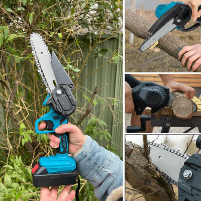 MaxSaw ™ - Mini Motosierra Eléctrica Inalámbrica 2 Baterías Incluidas
