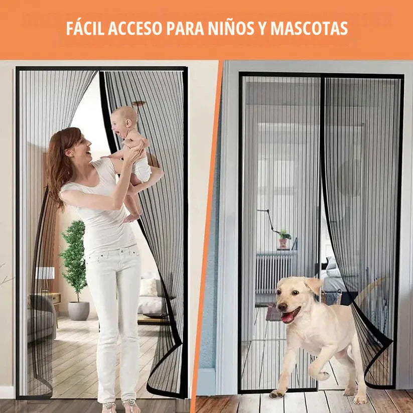 MosquiGuard™ Cortina Magnetica Anti-Mosquitos y animalitos