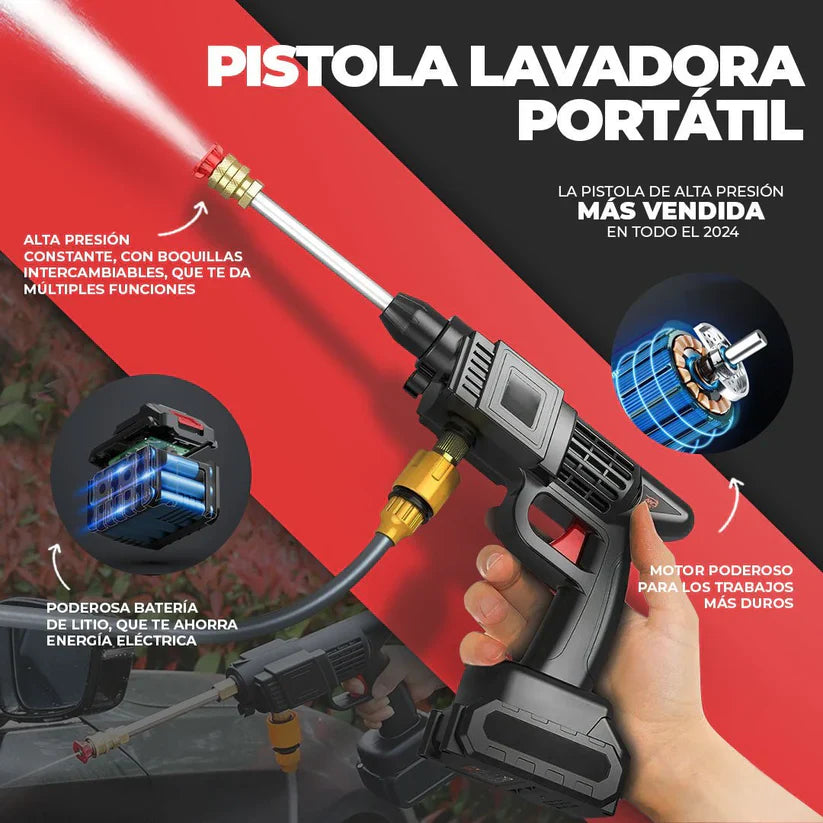 HidroMax™ Hidrolavadora Portátil HidroJet (Ultra Potente)